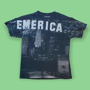 Late 2000s emerica tee shirt black large
